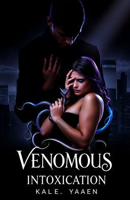 The cover features a shadowy figure of Julian looming over Maya, who appears visibly shaken yet stands strong and vulnerable