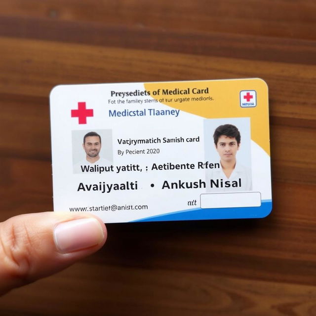 Update the patient name on a medical card