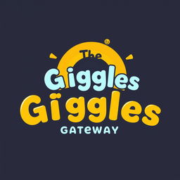 A logo design for a company called 'The Giggles Gateway'