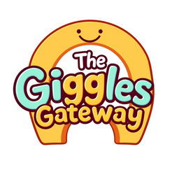 A logo design for a company called 'The Giggles Gateway'