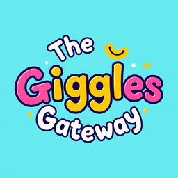 A logo design for a company called 'The Giggles Gateway'