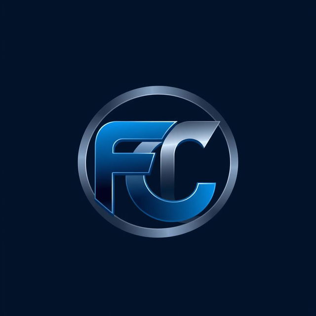 A stylish and modern logo design featuring the letters 'FC' prominently