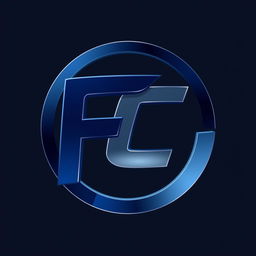 A stylish and modern logo design featuring the letters 'FC' prominently