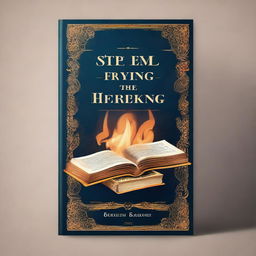 A high-quality digital art image depicting a book cover