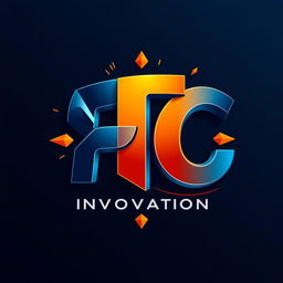 A highly detailed and artistic logo featuring the letters 'FC' in a stylized, modern design