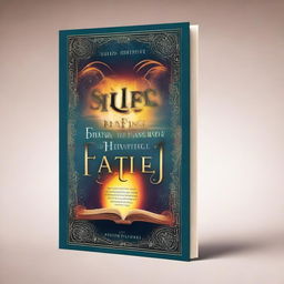 A high-quality digital art image depicting a book cover