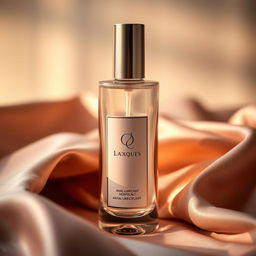 A bottle of luxurious anal lubricant, elegantly designed, with a sleek and modern style