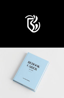 A sleek and modern logo design with a deep black color