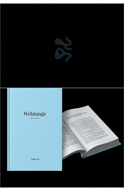 A sleek and modern logo design with a deep black color