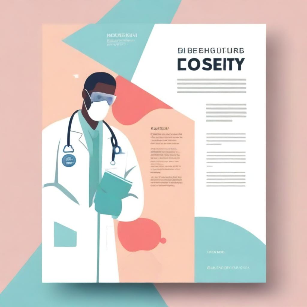 A high-quality digital art image of a professional cover page focused on BIOSafety