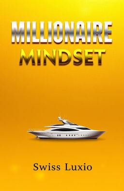 A luxurious gold background with a subtle, elegant texture, featuring a prominent image of a shiny gold coin and a luxurious yacht