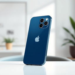 A sleek and modern smartphone designed to resemble an iPhone 13, featuring the iconic rounded edges, a vibrant Super Retina XDR display, and a dual-camera system on the back