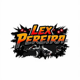 A striking and dynamic graphic design suitable for a hoodie sticker, featuring an intense mixed martial arts match scene in the foreground