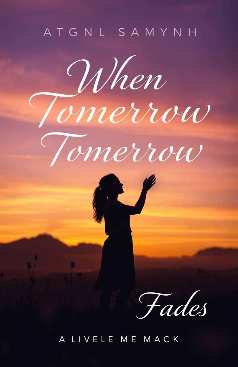 A poignant and emotional book cover for the title "When Tomorrow Fades"