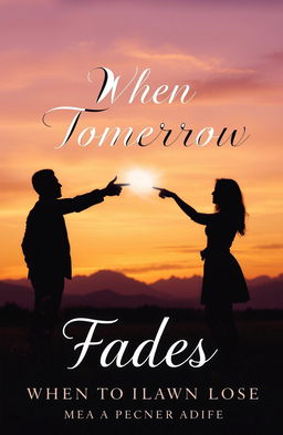 A poignant and emotional book cover for the title "When Tomorrow Fades"