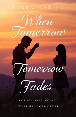 A poignant and emotional book cover for the title "When Tomorrow Fades"
