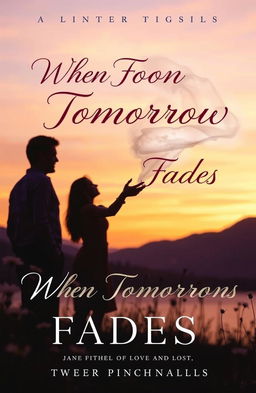 A poignant and emotional book cover for the title "When Tomorrow Fades"