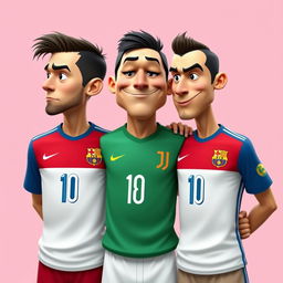 A profile picture featuring Lionel Messi, Neymar Jr