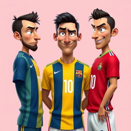 A profile picture featuring Lionel Messi, Neymar Jr