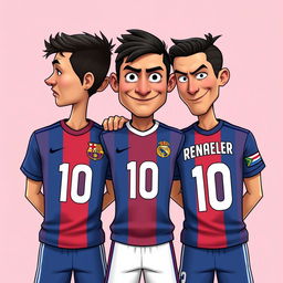 A profile picture featuring Lionel Messi, Neymar Jr