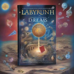 The artistic book cover of 'Labyrinth of Dreams' is now viewed from the top of a tornado