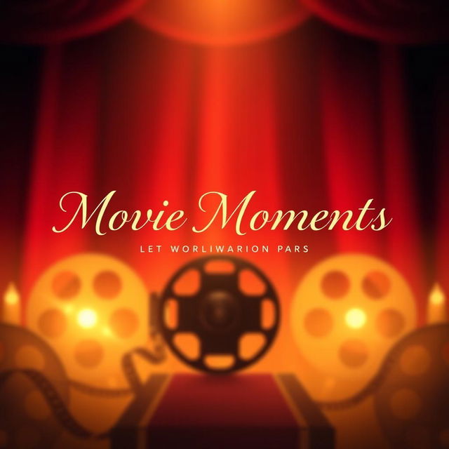 A YouTube banner for a professional photography channel named 'Movie Moments'