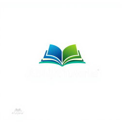 A modern and professional logo design for 'Abhijit Tutorial', featuring a stylized book or an open book icon that symbolizes education and learning