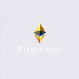 A clean and eye-catching logo for a cryptocurrency theme