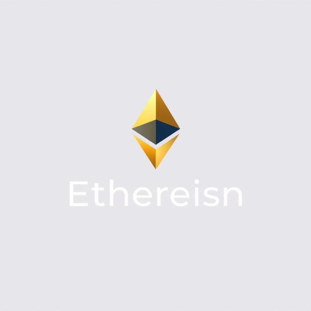 A clean and eye-catching logo for a cryptocurrency theme