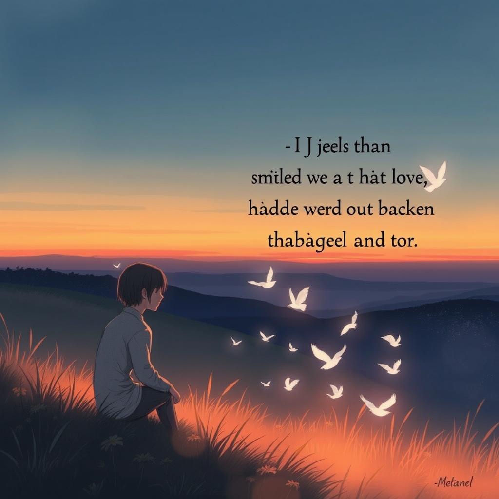 A poignant and emotional illustration inspired by the quote about smiles and hidden betrayals