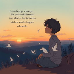 A poignant and emotional illustration inspired by the quote about smiles and hidden betrayals