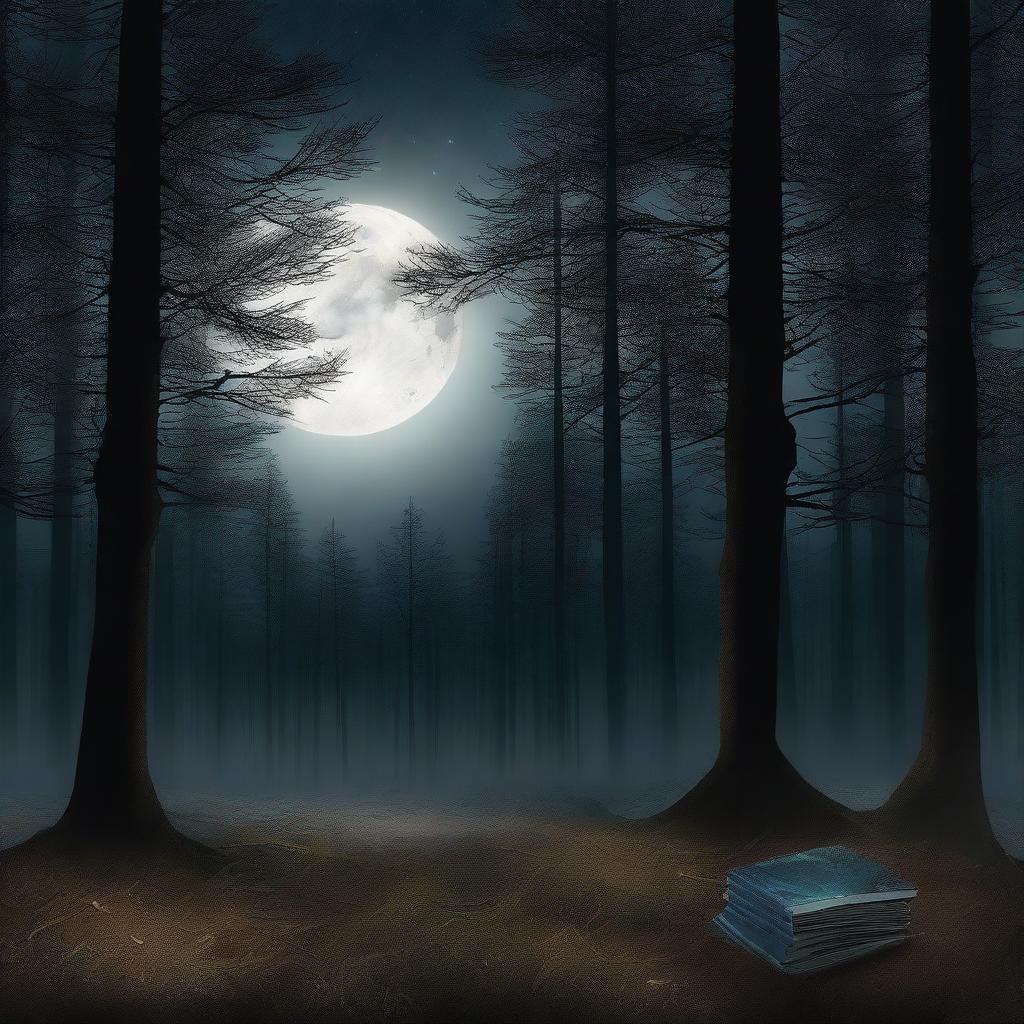 This is an exquisite digital art image of a book cover titled 'The Darkness Within'