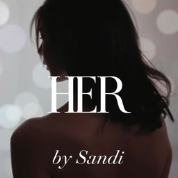 A stylish song poster featuring a girl with her face not visible, her back turned towards the viewer, creating an air of mystery