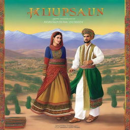 A high-quality digital art image representing the culture of Kurdistan