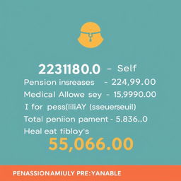 Monthly Pension - Self: 23,180