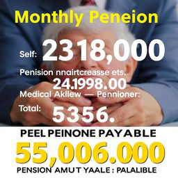 Monthly Pension - Self: 23,180