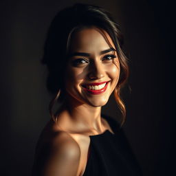 A stunning RAW portrait of a beautiful 26-year-old woman