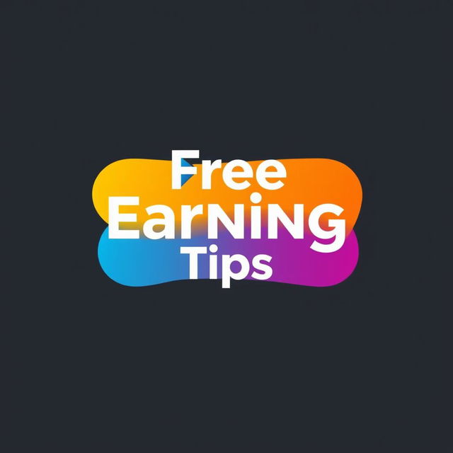 A logo design for a chat group named 'Free Earning Tips'