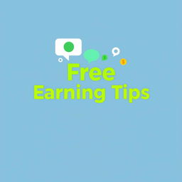 A logo design for a chat group named 'Free Earning Tips'