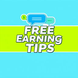 A logo design for a chat group named 'Free Earning Tips'