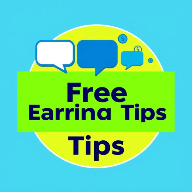 A logo design for a chat group named 'Free Earning Tips'