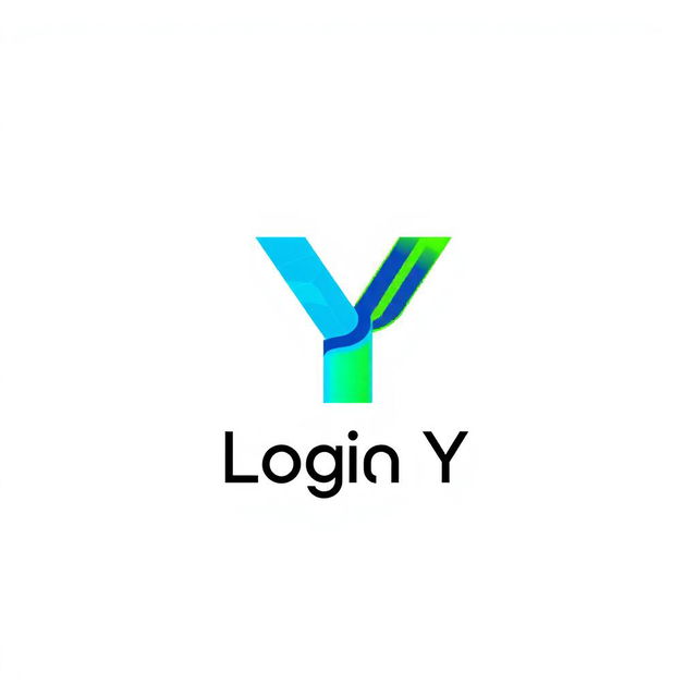 A sleek and modern logo design for a brand named 'Logo Y', emphasizing creativity and innovation