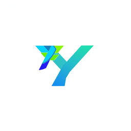 A sleek and modern logo design for a brand named 'Logo Y', emphasizing creativity and innovation