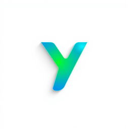 A modern and sleek logo design featuring the letter 'Y'