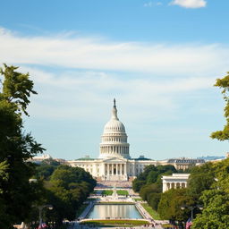A stunning panoramic view of Washington D