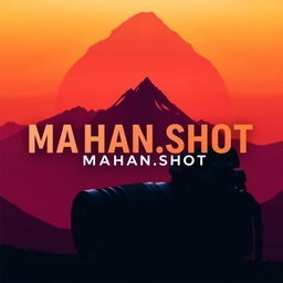 Create a vibrant YouTube profile banner for 'MAHAN