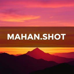 Create a vibrant YouTube profile banner for 'MAHAN