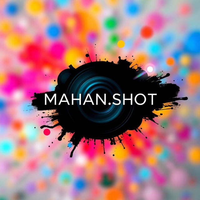 A striking YouTube profile picture featuring an artistic interpretation of the name 'MAHAN