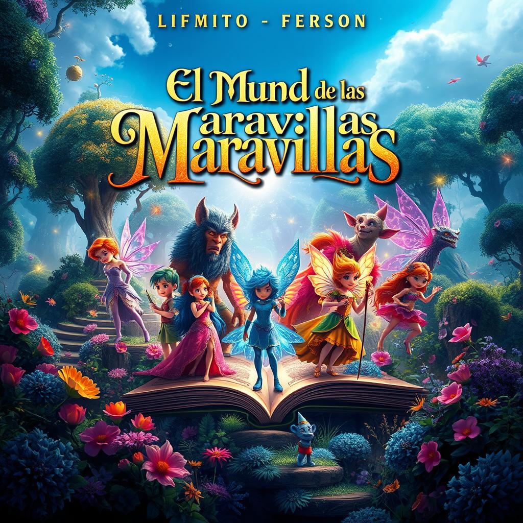 A movie cover featuring a fantastical scene that captures the essence of a fairy tale world