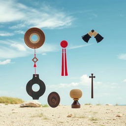An artistic design that expresses a traditional character
